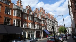 Mount Street in more recent times. The architecture remains but the focus of the street has changed forever.
