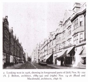You'll have to take my word for it as this is the best image I can find, but most of the shops here, pictured in 1976, are antique dealers.