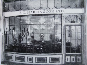 The dealer R L Harrington at 120-121 Mount Street in 1961