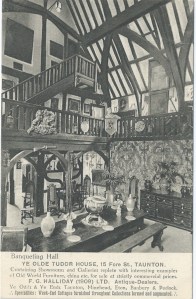 Ye Olde Tudor House, Taunton postcard