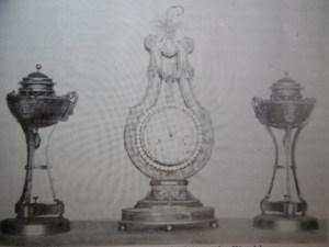 sale cat French clock by Kinable lot 572