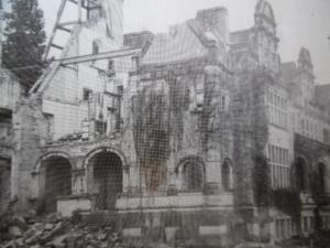 the demolition 1959 view from west