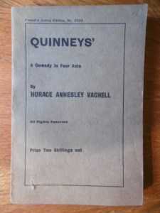 Quinneys play script 1915 reprint