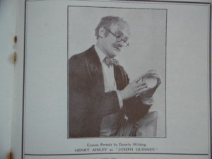 Henry Ainley as Quinney 1925