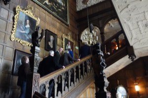 The main staircase at Temple Newsam House