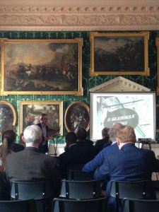 Mark W introducing Martin Levy's talk.